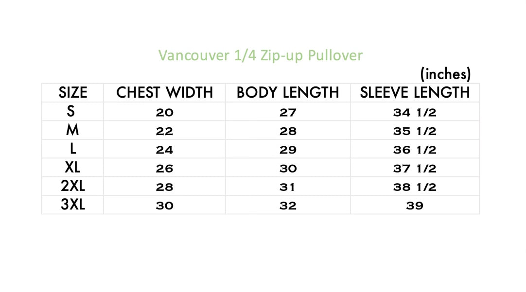 Vancouver 1/4 Pullover Sweatshirt
