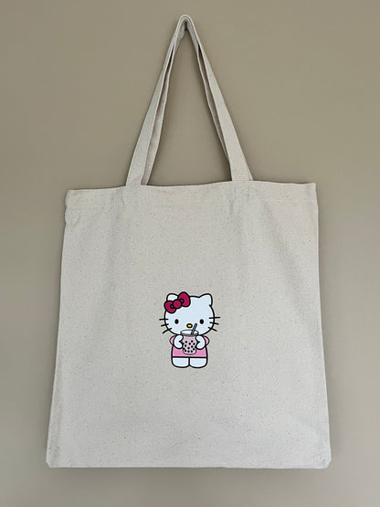 Cute Bubble Tea Tote