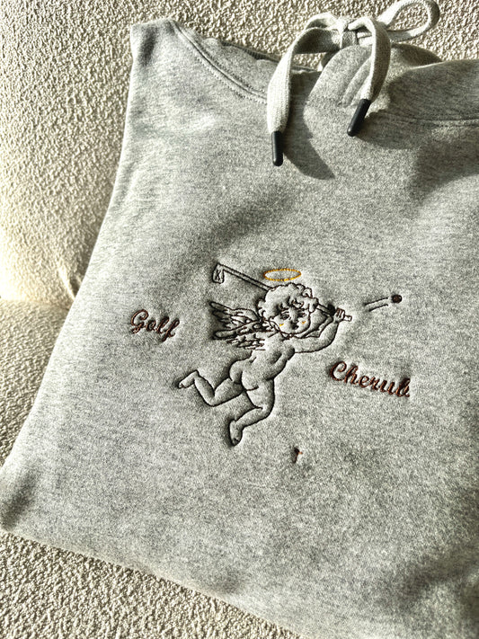 "Golf Cherub" Fleece Hoodie