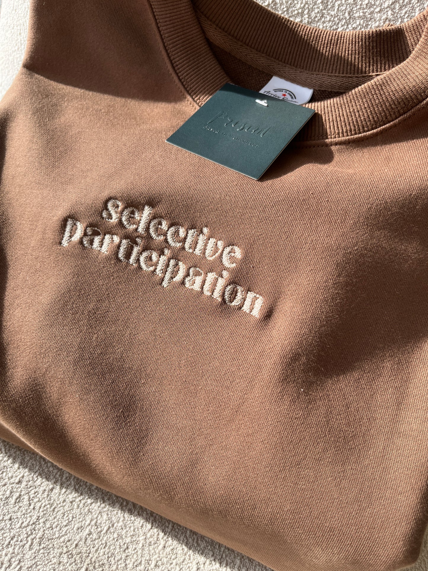 "Selective Participation" Crewneck Sweatshirt