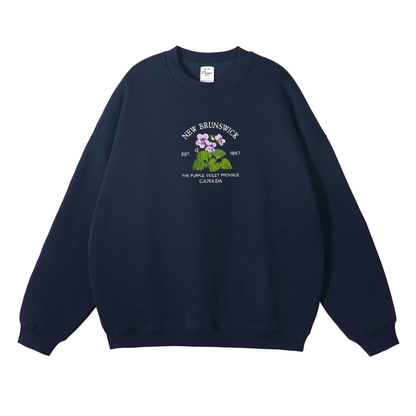 New Brunswick Purple Violet Crew
